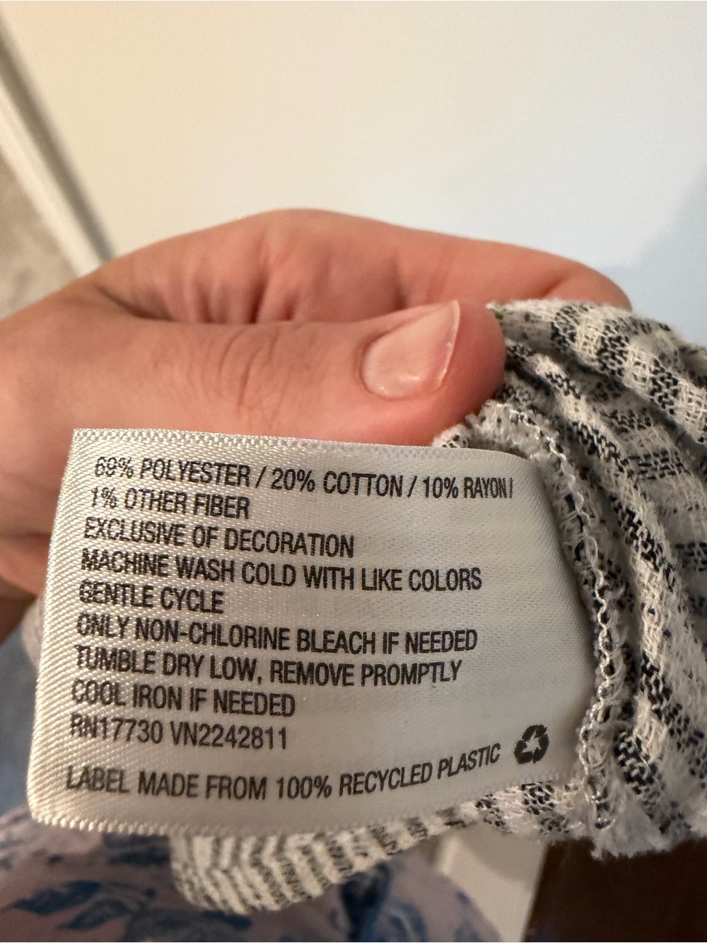 Universal Thread Striped Square-Neck Top - Gray & White - Picture 4 of 4
